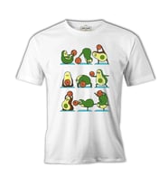 Yoga - Avocado Pozlar Beyaz Erkek Tshirt