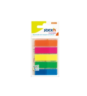 Gıpta Stickn 45x12 mm Neon 5 Renk Film Ayraç 25 Yaprak