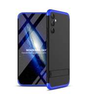Galaxy A54 Kılıf Zore Ays Full Koruma Kılıf (Siyah-Mavi)