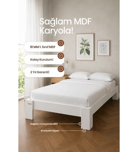 Stillo Başlıksız MDF Karyola
