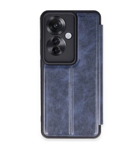 Oppo Reno 11f Kılıf Flip Cover - Lacivert