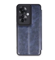 Oppo Reno 11f Kılıf Flip Cover - Lacivert