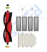 ROBOROCK  S50 – S55 –S5 MAX – S6 – S6 MAXV Uyumlu 1 Ana Fırça 2 Yan Fırça 4 Filtre 4 Mop PKT-iasgf0000680