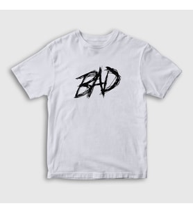 Presmono Unisex Çocuk Beyaz Bad XXXTentacion T-Shirt 47089tt (Beyaz)