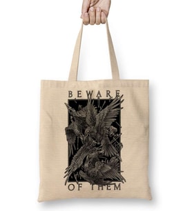 Beware Of Them The Crow Bez Çanta Uzun Saplı