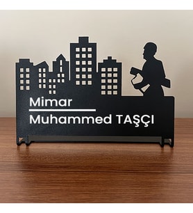 Erkek Mimar Masa Dekoru
