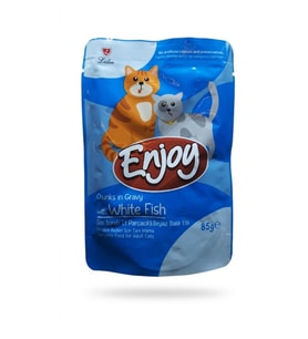 Enjoy Pouch Balıklı Kedi Konservesi 85 gr
