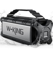 90W Max Bluetooth Hoparlör, IPX6 Su Geçirmez Taşınabilir Kablosuz Bluetooth Hoparlör, 50W Derin Bas Yüksek Açık Hoparlör, 40H Çalma Süresi/Stereo Eşleştirme/TF Kart/AUX/NFC