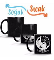 Death Note Sihirli Kupa Bardak Porselen
