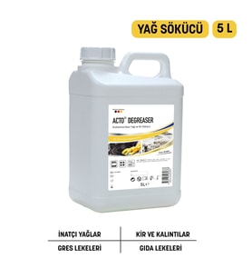 Degreaser 5 L Kullanıma Hazır Yağ Ve Kir Çözücü Etkili Formül