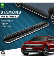 S-Dizayn VW Tiguan 2 Diamond Krom Yan Basamak 173 Cm 2016-2024