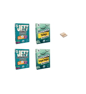 5. Sınıf Türkçe ve Sosyal Bilgiler JETT Fasiküller ve Soru Bankası 4lü Set