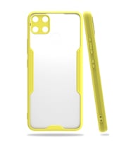 Realme C15 Kılıf Platin Silikon - Sarı