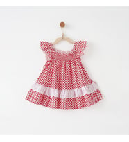 Andywawa Ac26689 Herry Chatty Elbise Red