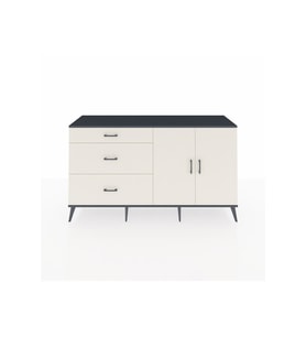 Hyperion Konsol 2 Raflı 3 Çekmeceli 2 Kapaklı 176x44x99 Antrasit-Aytaşı