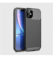 Coverzone iPhone 11 Pro Max ile Uyumlu Silikon K?l?f TPU Negro Silikon Ultra Slim Fit K?l?f ?le Uyumlu Karbon Delux K?l?f