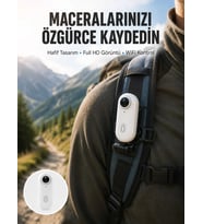 Geniş Açı Lensli WiFi Spor ve Vlog Kamerası Yeni Nesil