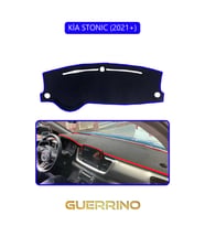 KİA STONIC 2021+TORPİDO KORUMA HALISI MAVİ KENAR