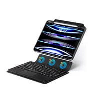 Samsung Galaxy Tab A7 Lite 8.7 T220 T225 T227 Kılıf Kablosuz Klavyeli Case Mobax (Siyah)