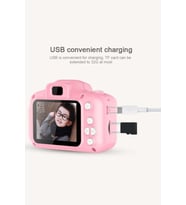 Torima CMR 7 Pembe Mini 1080p Hd Çocuk Kamera Dijital Fotoğraf Makinesi 2.0 Inç Ekran