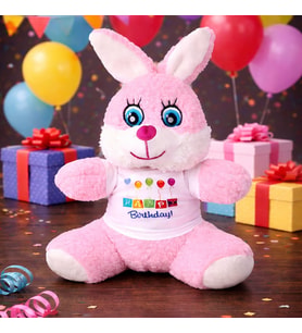 Happy Birthday Tişörtlü Peluş Tşan