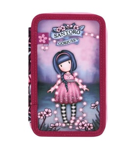 Santoro Gorjuss Fairy Dusk 3 Katlı İçi Dolu Kalem Çantası 607GJ33