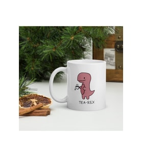 Tea Rex Baskılı Kahve Kupası