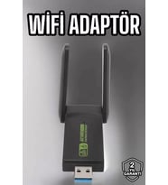 Wifi Adaptör Çift Bantlı Kablosuz Wifi Adaptörü