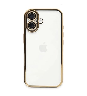 Apple İphone 16 Plus Kılıf Razer Lensli Silikon - Gold