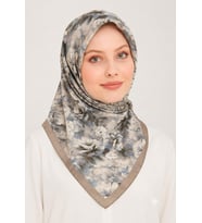 Miray Nevada Büyük Boy Organik Pamuk Eşarp - 120 x 120 - 06579