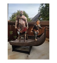 God Of War Kratos ve Atreus Figür God Of War Kratos AtreusObje 25CM Büyük Boy