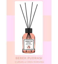 Bebek Pudrası Çubuklu Oda Kokusu / Baby Powder Reed Diffuser 110 ML