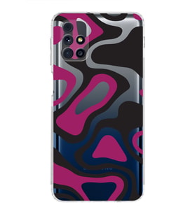Samsung Galaxy M31s  Kamera Korumalı Kapak Renkli Desen Tasarımlı  Şeffaf  Kılıf