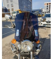 MOTOCAM Küba Süperlight 200 Ön Cam 2008-2026 Model 53cm Siyah Renkli 4mm APARATSIZ