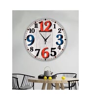 bilge Tasarım RETRO Duvar Saati 40 x 40 CM (Karışık)