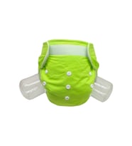 BEZHANE Baby YBB Yıkanabilir Cırt Cırtlı Bebek Bezi Cepli Neon Yeşil (3kg-12kg) (Çok Renkli)