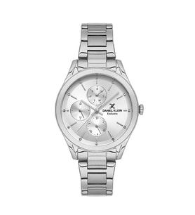 Daniel Klein DK.1.13506-1 Tüm Fonksiyonları Aktif Metal Kordon Metal Kasa 3 ATM Suya Dayanıklı Metalik Renk Kadın Kol Saati