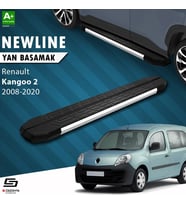 S-Dizayn Renault Kangoo 2 Uzun Şase NewLine Krom Yan Basamak 223 Cm 2008-2020 A+ Kalite