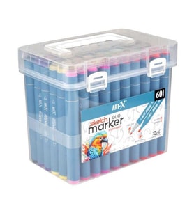 Rich Art X Sketch Marker Duo Çift Uçlu Marker Kalem 60 Renk Set 18050