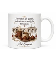 Adanalı Kahve Severlere Özel Baskılı Kupa Bardak Hediye