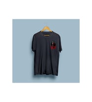 Oversize Scream Yazılı Ghostface Tasarım Unisex T-shirt (Siyah)