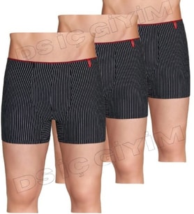 BERRAK 4433 ERKEK ÇİZGİLİ SPORT BOXER 3 ADET