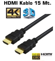 15 METRE HDMI KABLO HD TV KABLOSU 3D HD KABLO