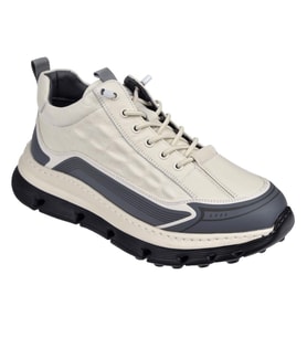 Guja Hakiki Deri Erkek Spor Ayakkabı Sneaker GJ-25K517 BEYAZ