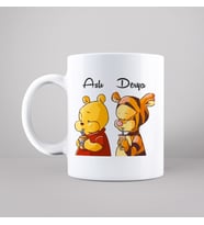 Winnie The Pooh Arkadaş Tasarımlı Kupa Kişiye Özel
