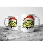 Pixxa Hulk Marvel Optik İllüzyonlu Kupa Bardak Model 4