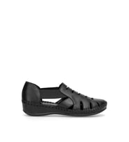 Venüs 18791395Y Kadın Hakiki Deri Comfort Ortopedik Kadın Sandalet Siyah