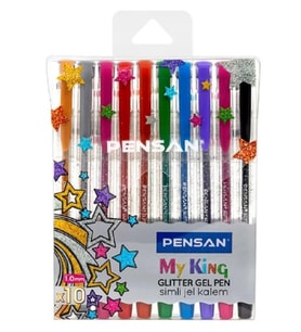 Pensan My King Simli Jel Kalem 10Lu