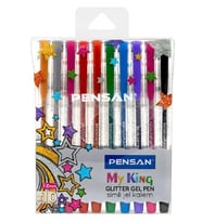 Pensan My King Simli Jel Kalem 10Lu