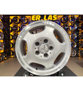 4 Adet MERCEDES ORIJINAL 6.5*15 5*112 ET37 66.6 SILVER JANT REVİZE EDİLMİŞ (Takım)